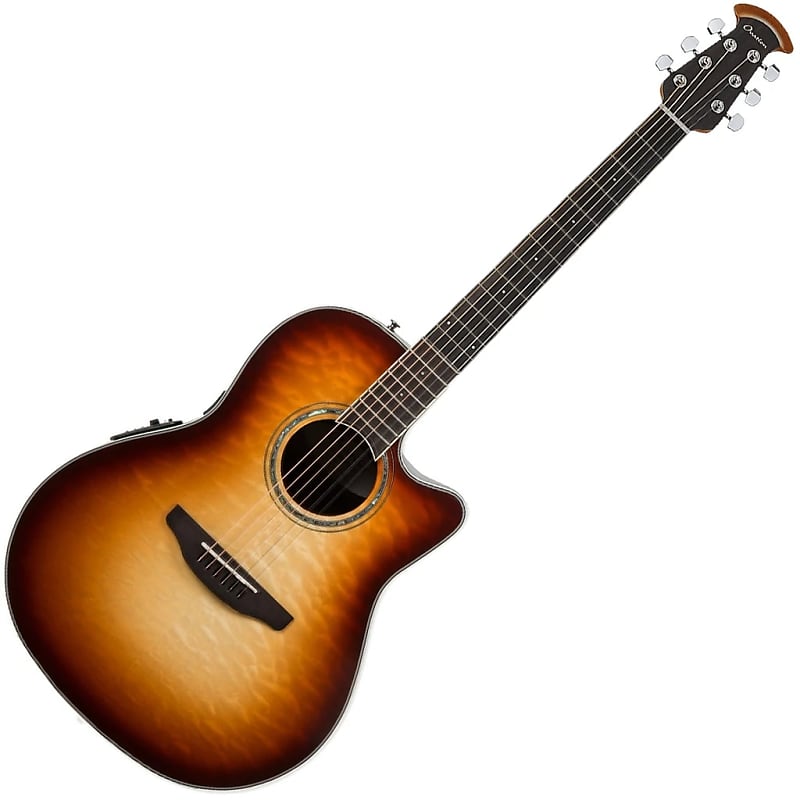 Acoustic Guitar Ovation CS24X-7C Celebrity Standard Mid Depth Cutaway Nato Neck 6-String Acoustic-Electric Guitar