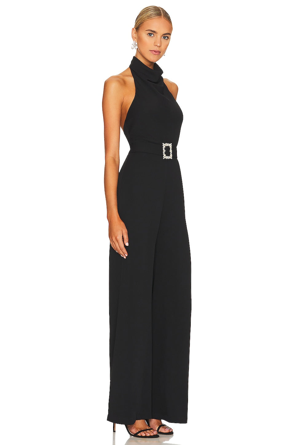 Amanda Uprichard Samba Jumpsuit, black