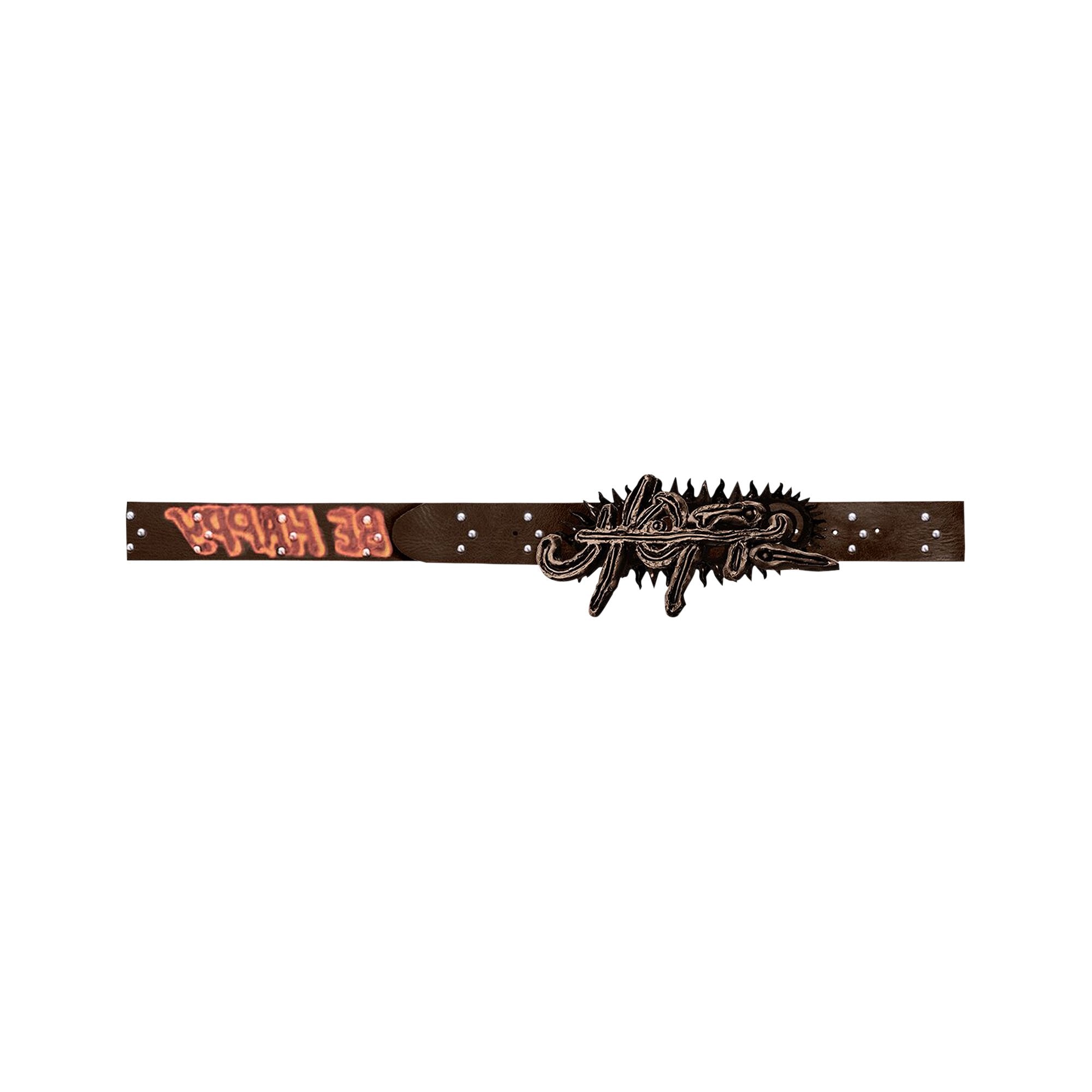 Travis Scott Utopia Belt with Cactus Jack Studs, Brown