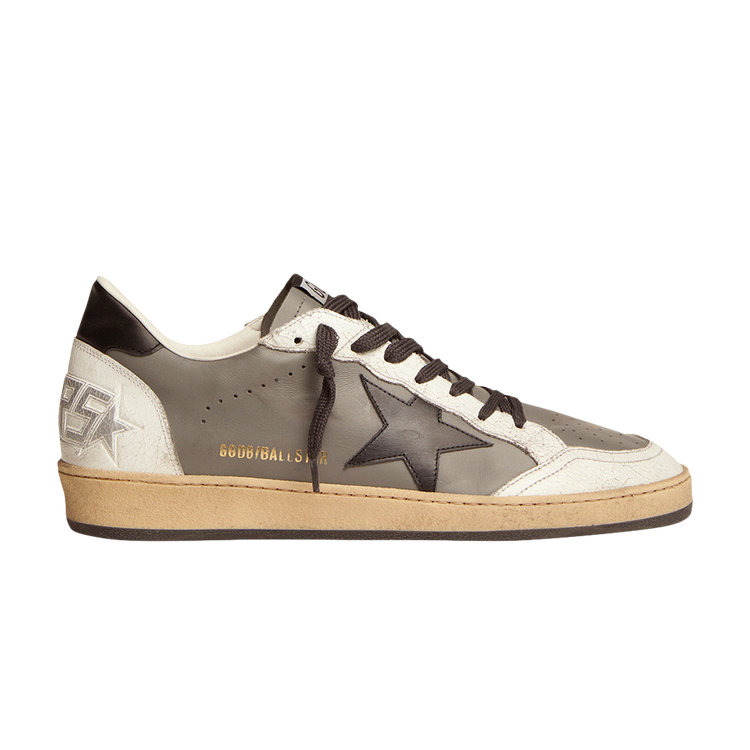 حذاء رياضي Golden Goose Ball Star 'Dark Grey' باللون الرمادي