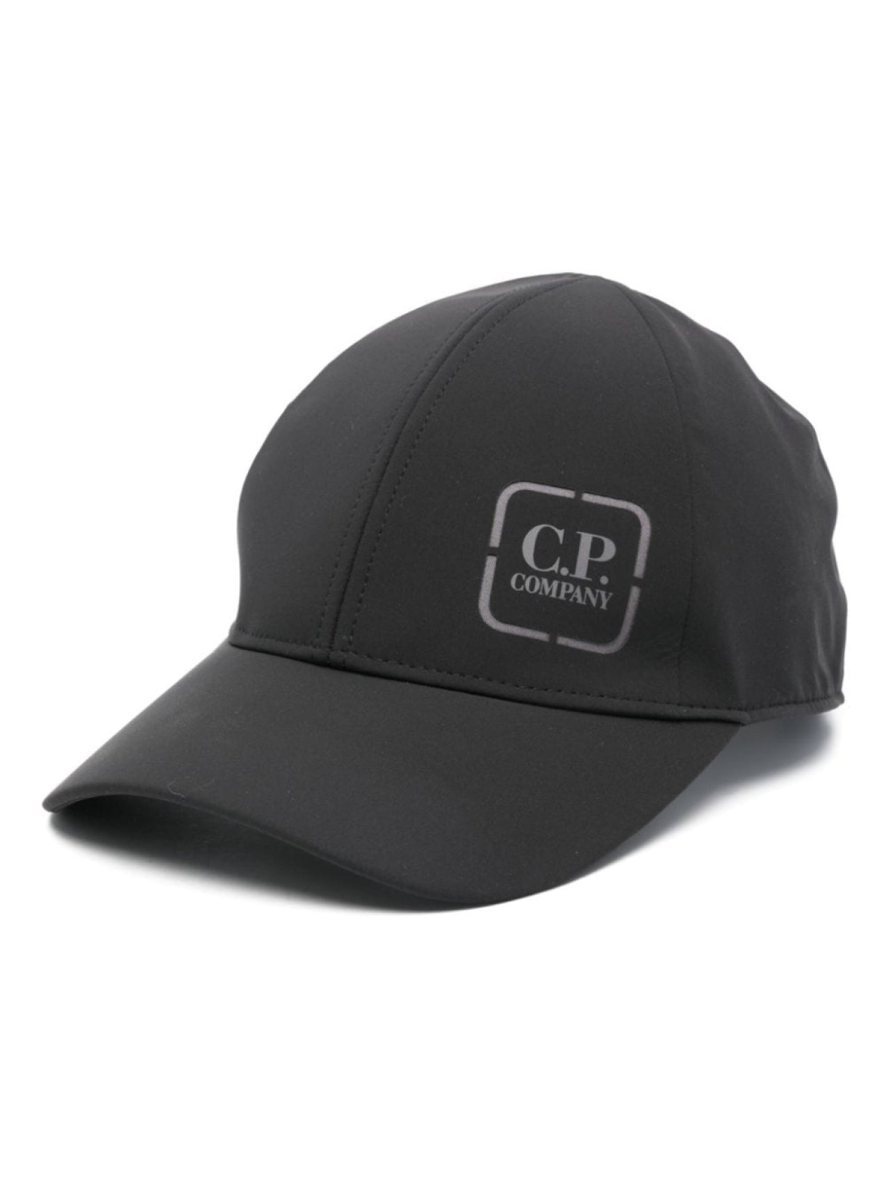 Cap with CP Company logo and seal, black