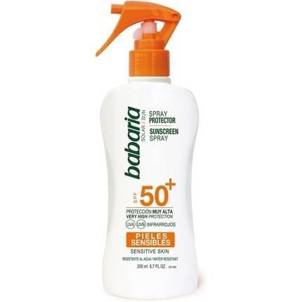 Solar Sensibles F-50 Sunscreen spray 200 ml, Babaria