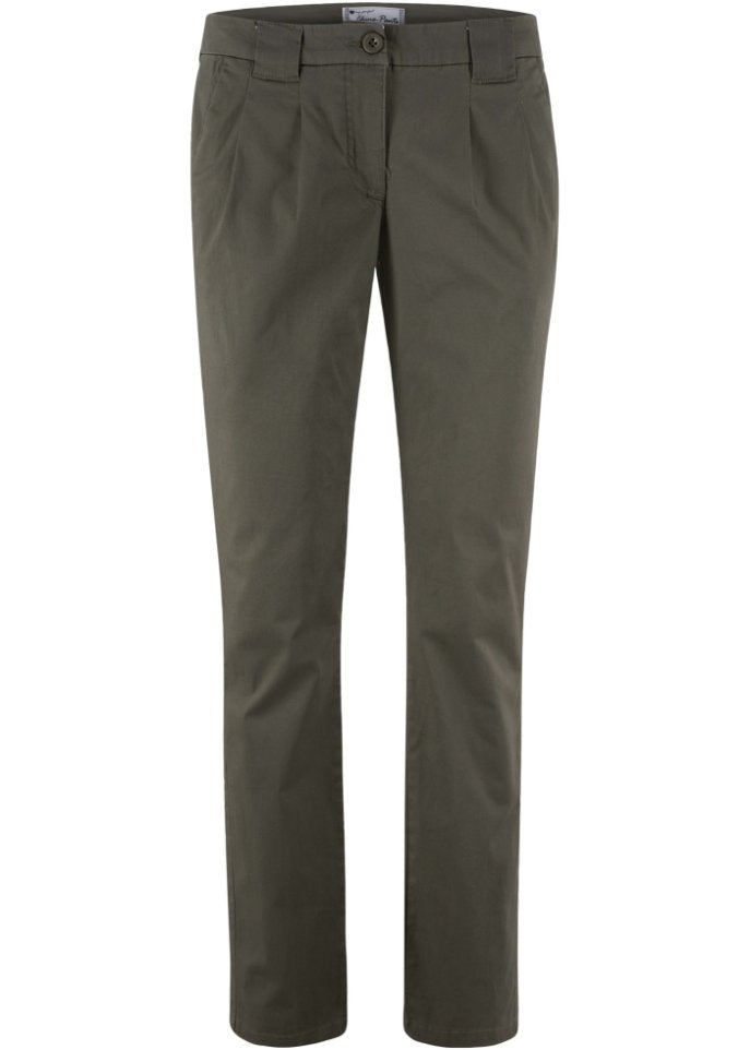 Bpc Bonprix Collection Stretch Chinos, green