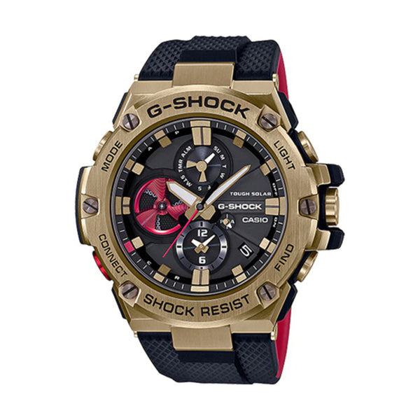 CASIO G-Shock G-Steel 'Black Gold' watch, black