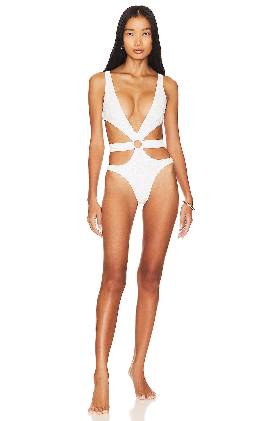 Swimsuit Oceanus Carlotta, white