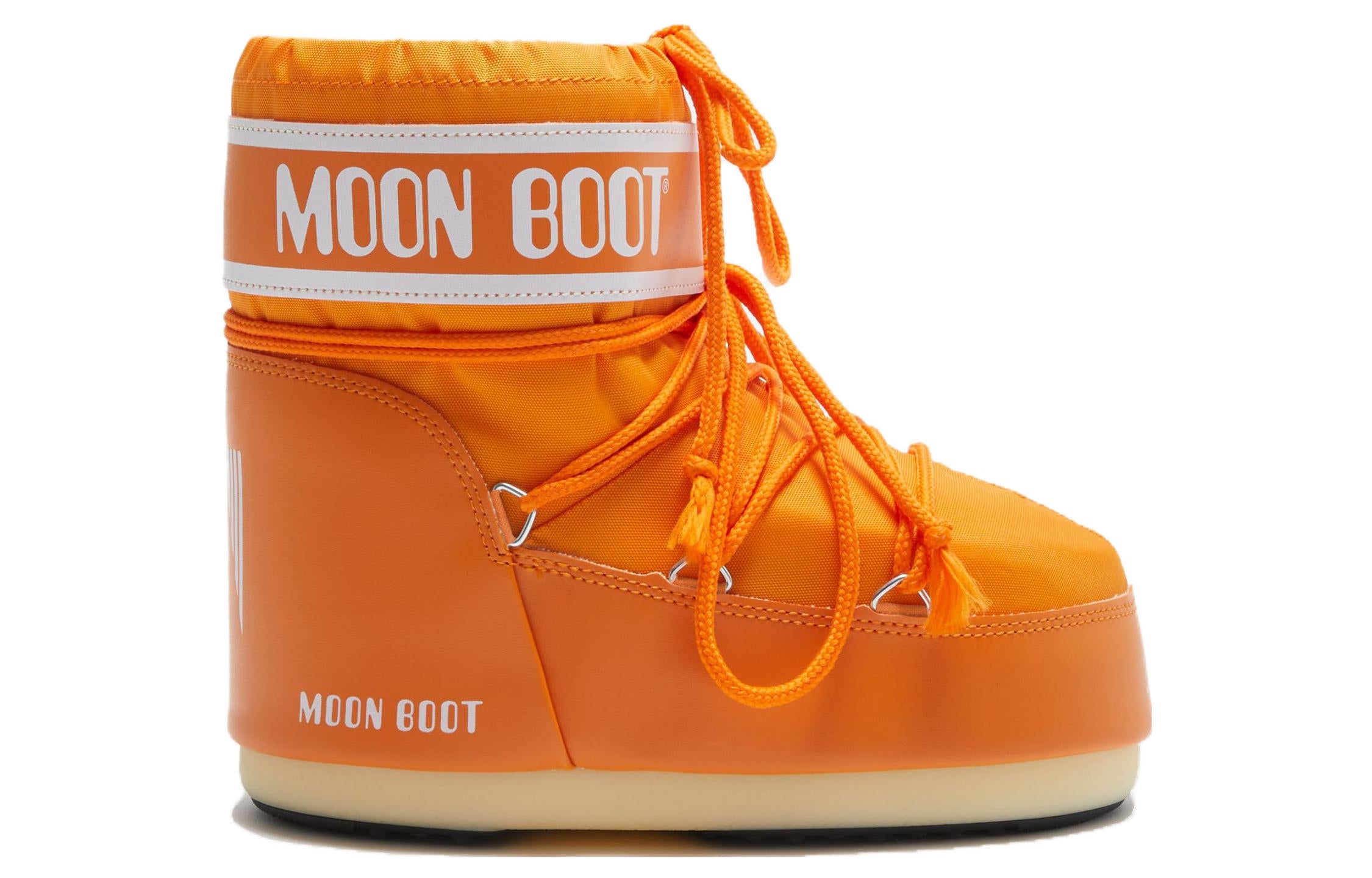 LOW CUT NYLON RUBBER MOONBOOT ICON SNOW BOOTS Moon Boot, Orange