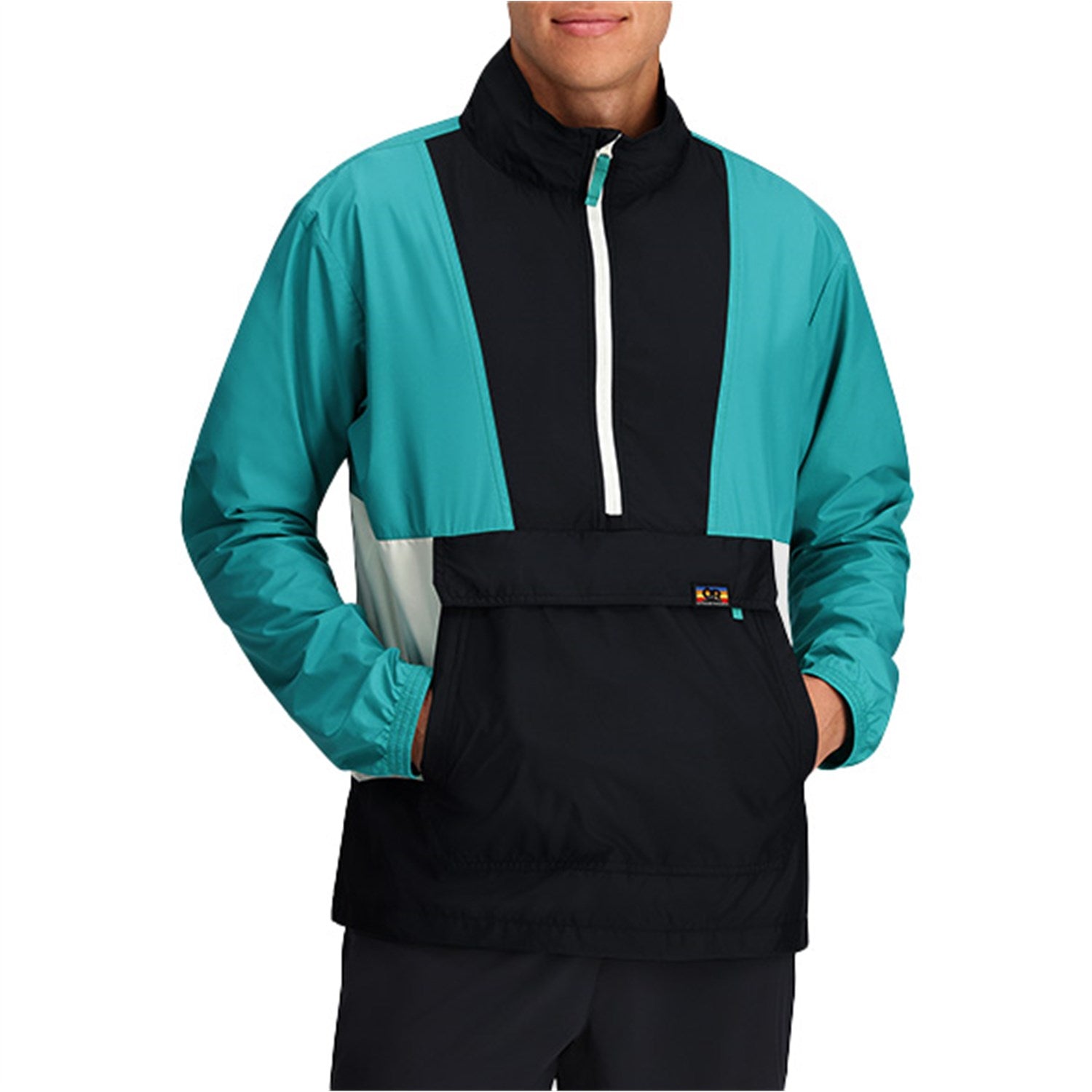 Outdoor Research Swiftbreaker Windbreaker, Tropical/Black/Snow