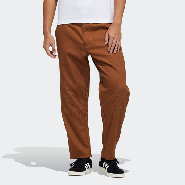 بنطال رياضي adidas originals Ryv Wv Pant Logo بلون سادة بنطال رياضي مستقيم بني، بني