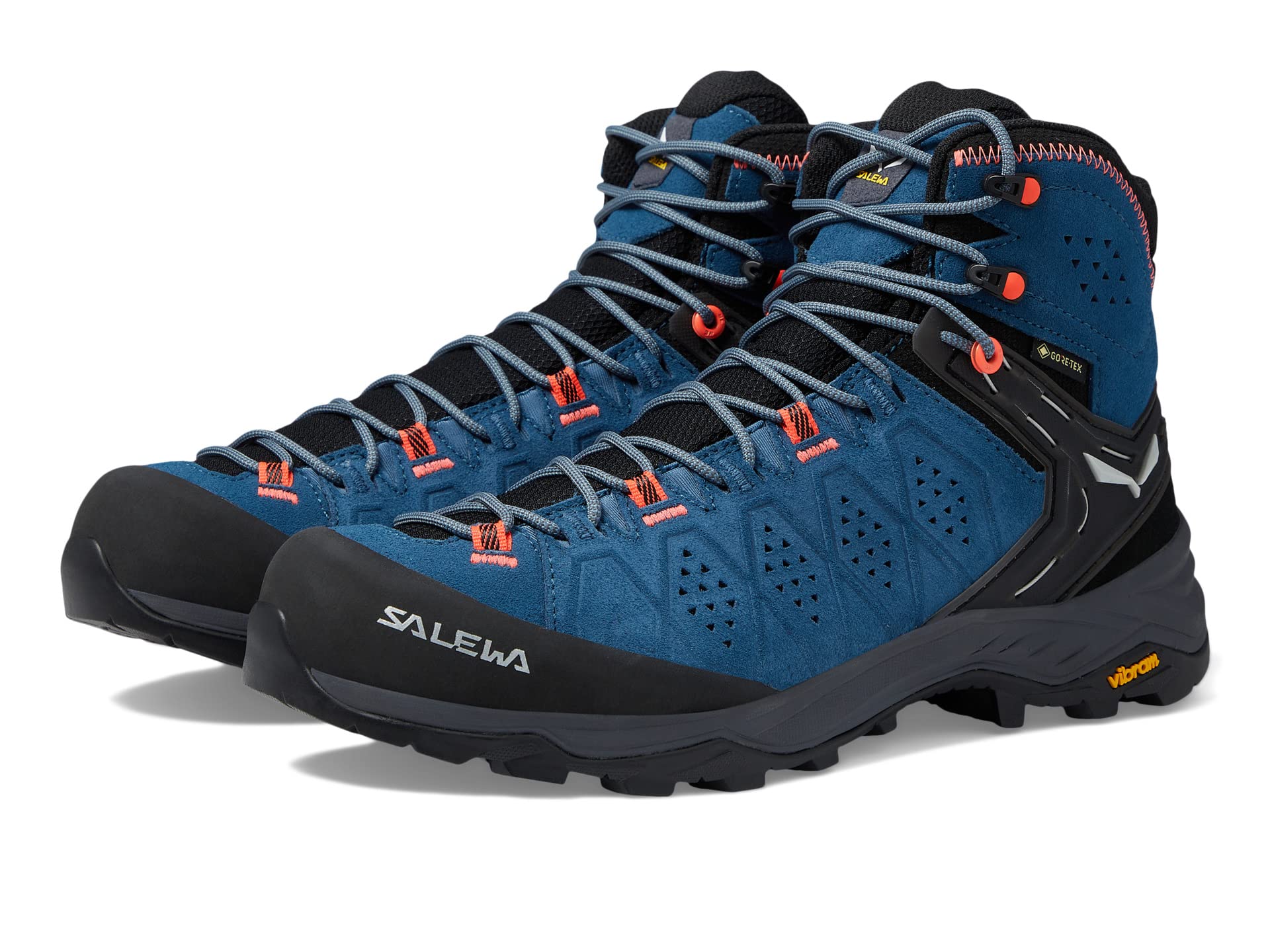 حذاء للمشي لمسافات طويلة Salewa Alp Trainer 2 Mid، أزرق