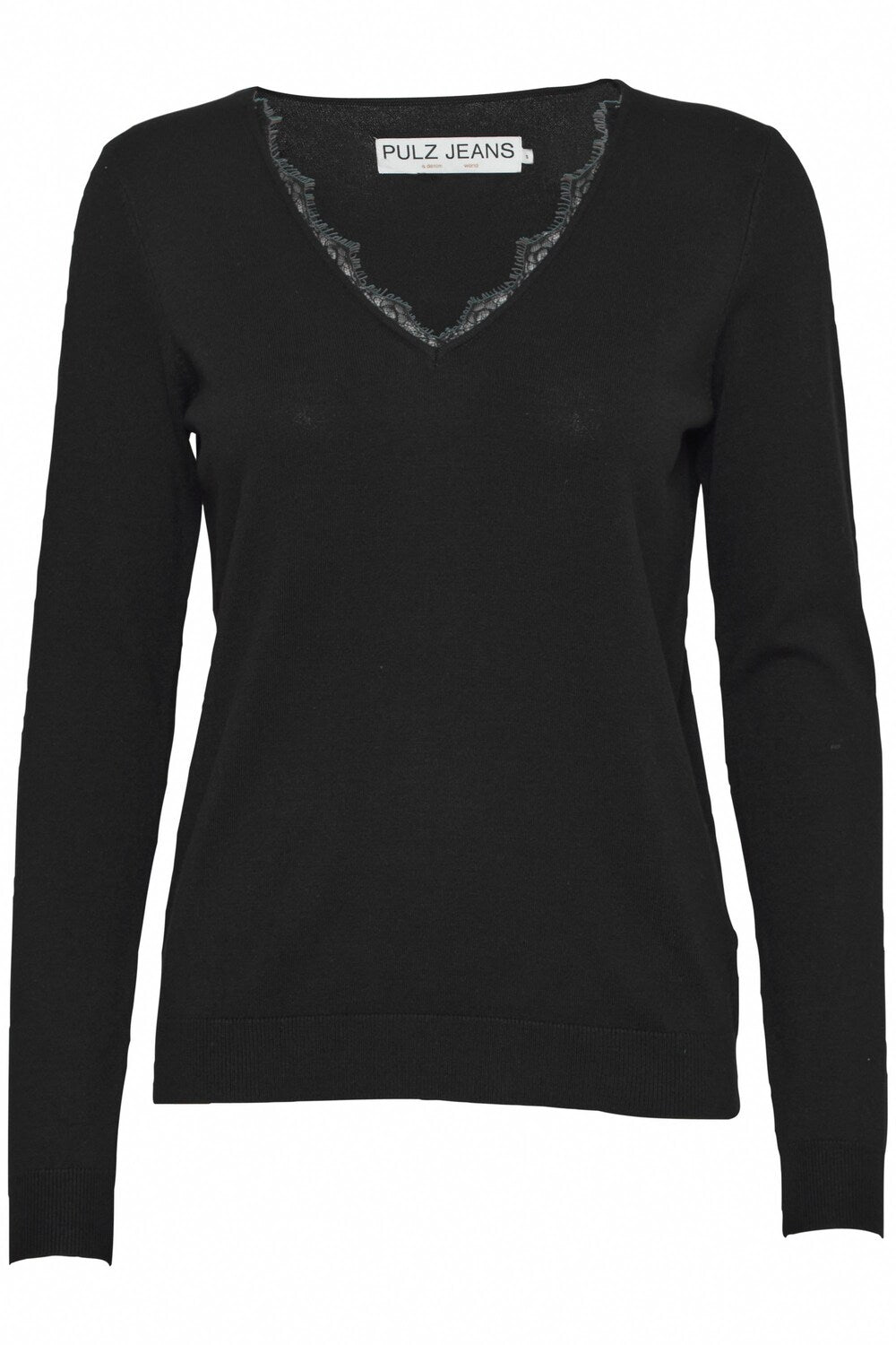 Pulz Jeans Sara sweater, black