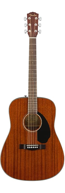 جيتار صوتي Fender CD-60S Solid Top Dreadnought Acoustic Guitar - All Mahogany