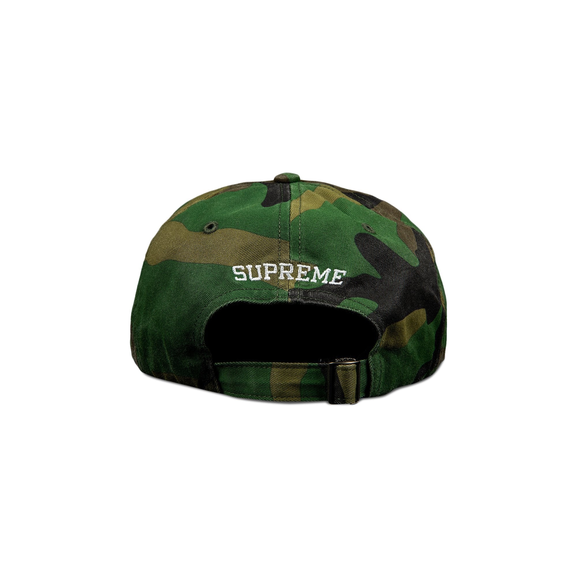 Supreme 6-Panel Multicolor Logo, Woodland Camo