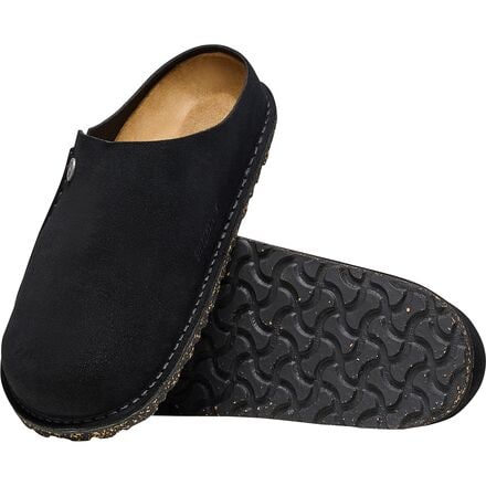 Zermatt Premium Slim Clogs - Women's Birkenstock, Midnight Suede