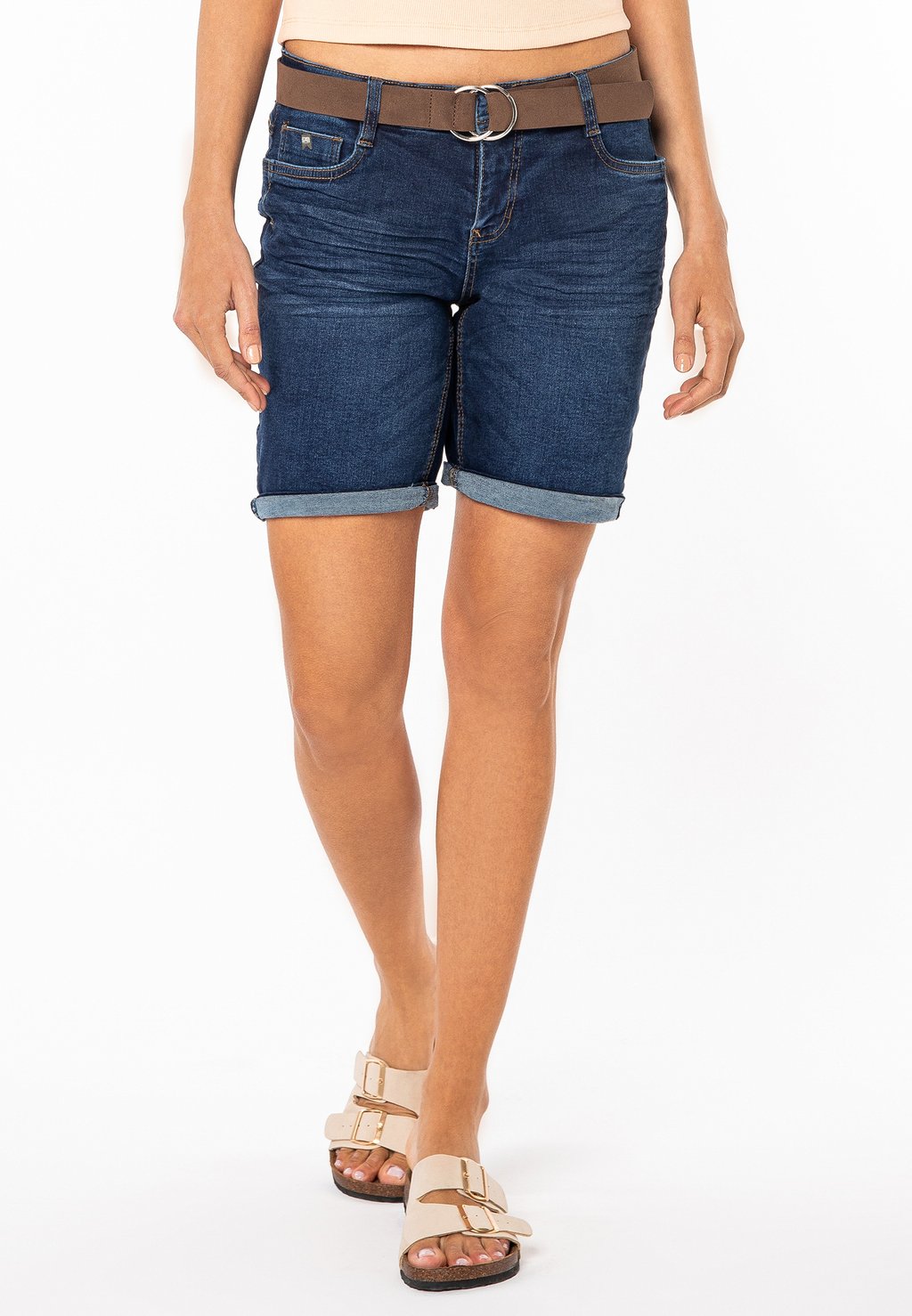 Sublevel denim shorts, dark blue