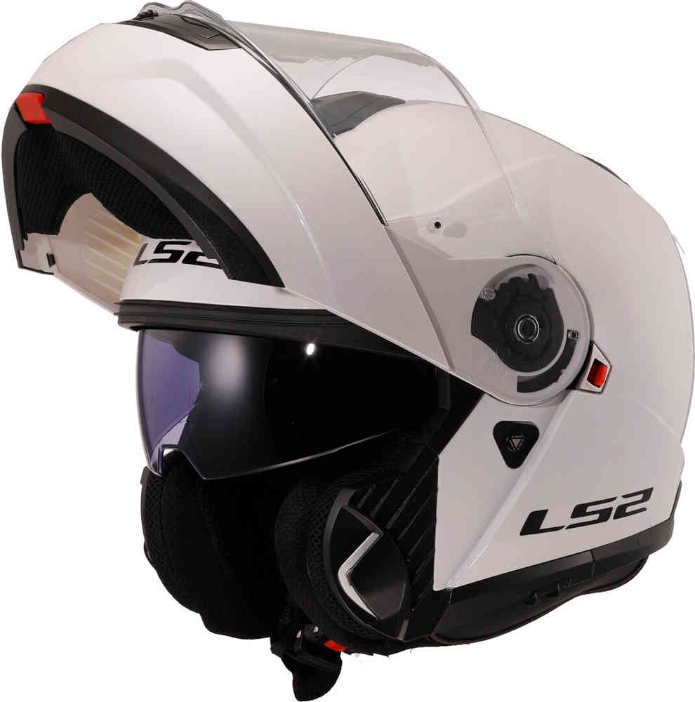 خوذة صلبة FF908 Strobe II LS2، بيضاء