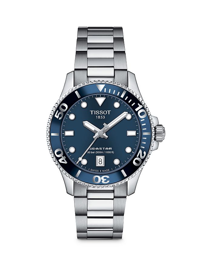 Tissot Seastar 1000 watch, 36 mm