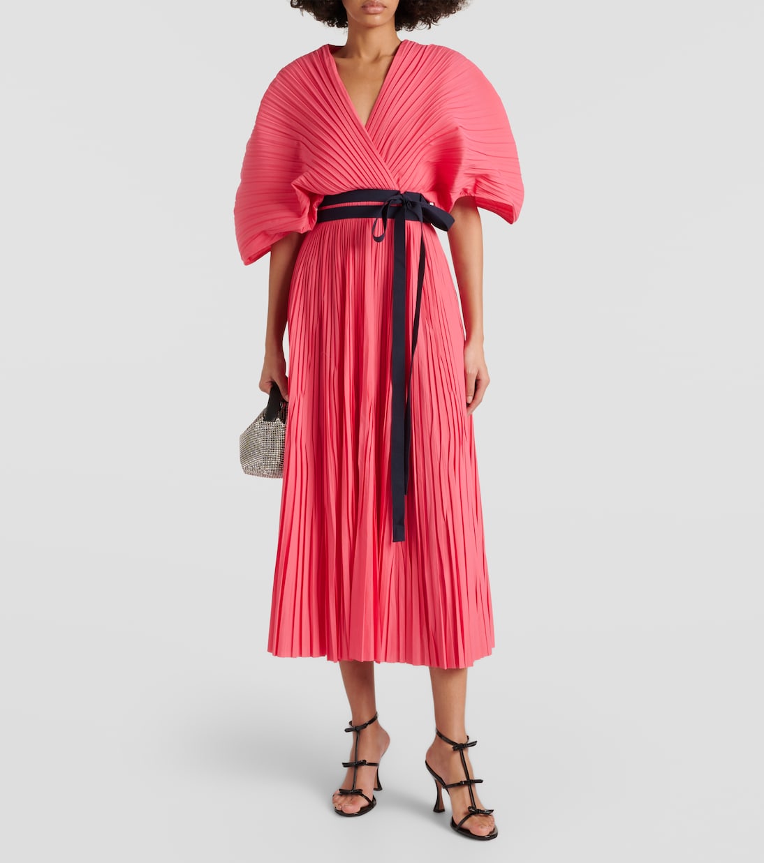 Midi dress vendita with belt Roksanda, pink