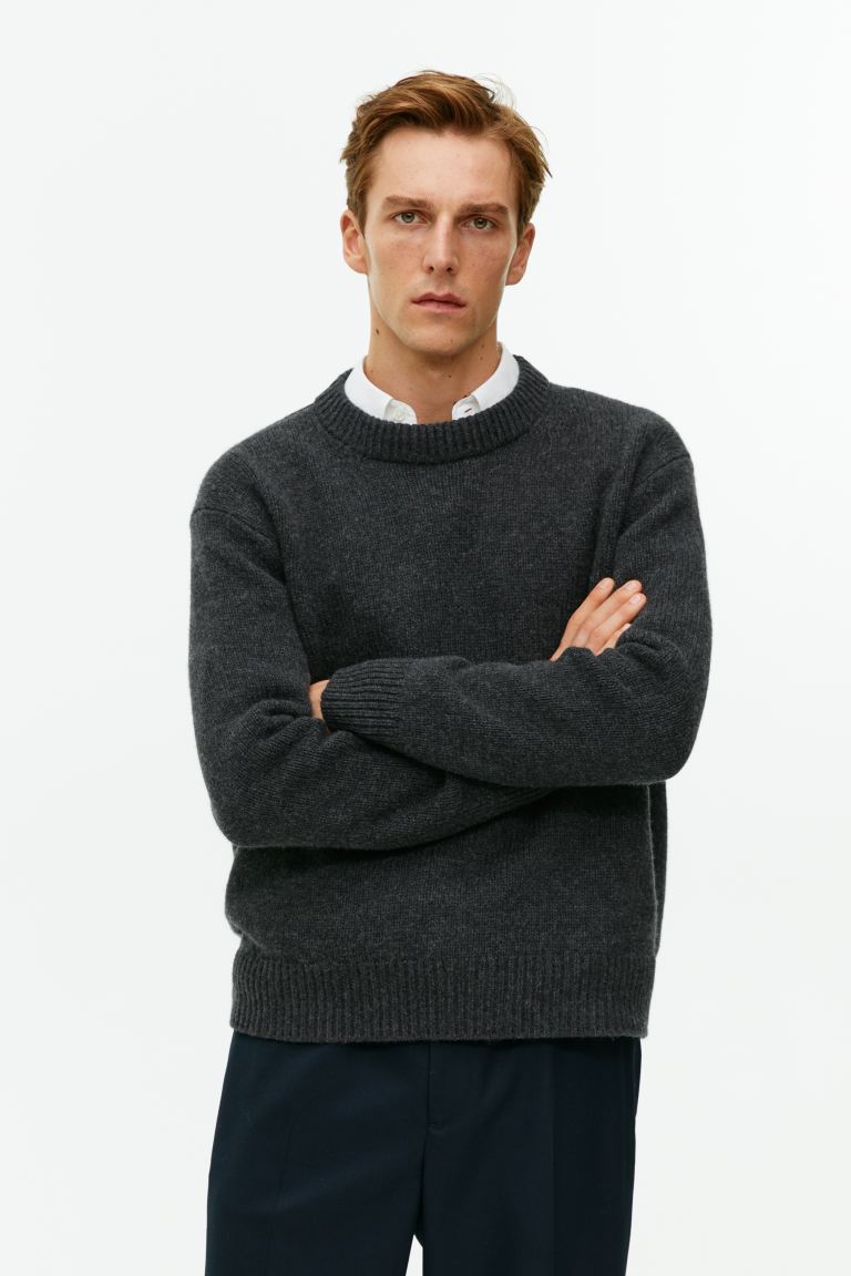 ARKET thick wool knit sweater