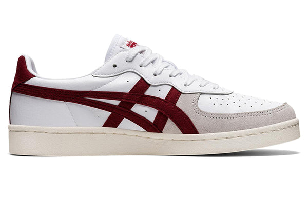 حذاء رياضي Onitsuka Tiger GSM باللون الأبيض/الرمادي/الأحمر، أبيض