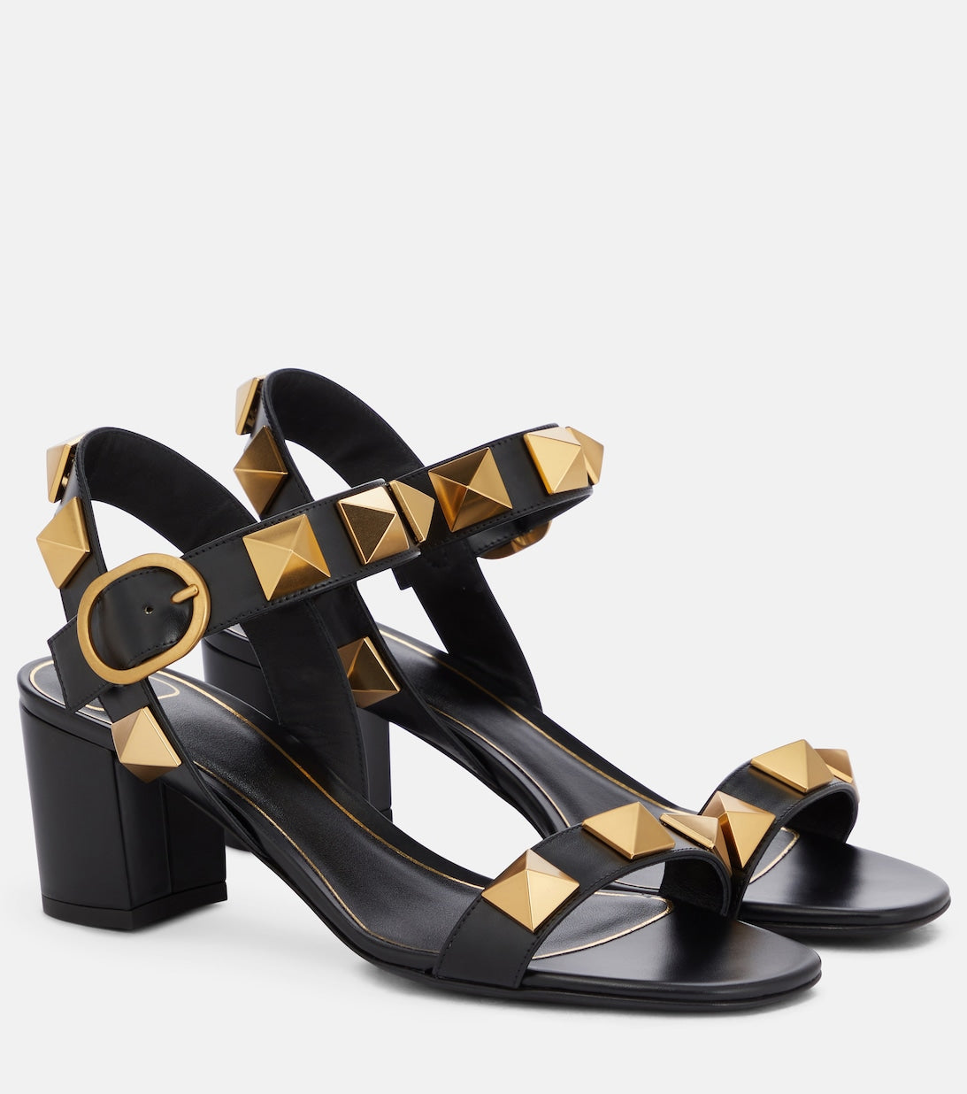 Valentino Garavani Roman stud sandals, black