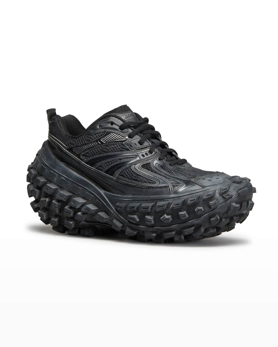 حذاء رياضي Balenciaga Bouncer Tonal Mesh-Rubber للرجال