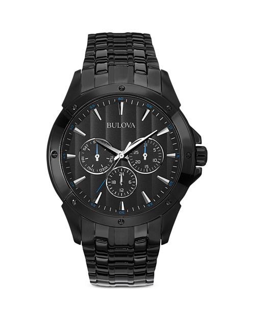 Classic watch, 43 mm Bulova, Black