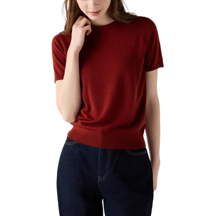 Women's sweater burgundy Uniqlo