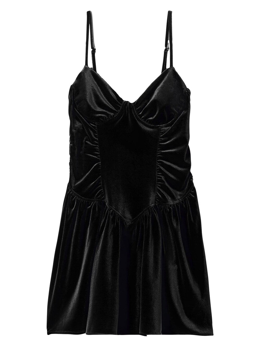 Bershka cocktail dress, black