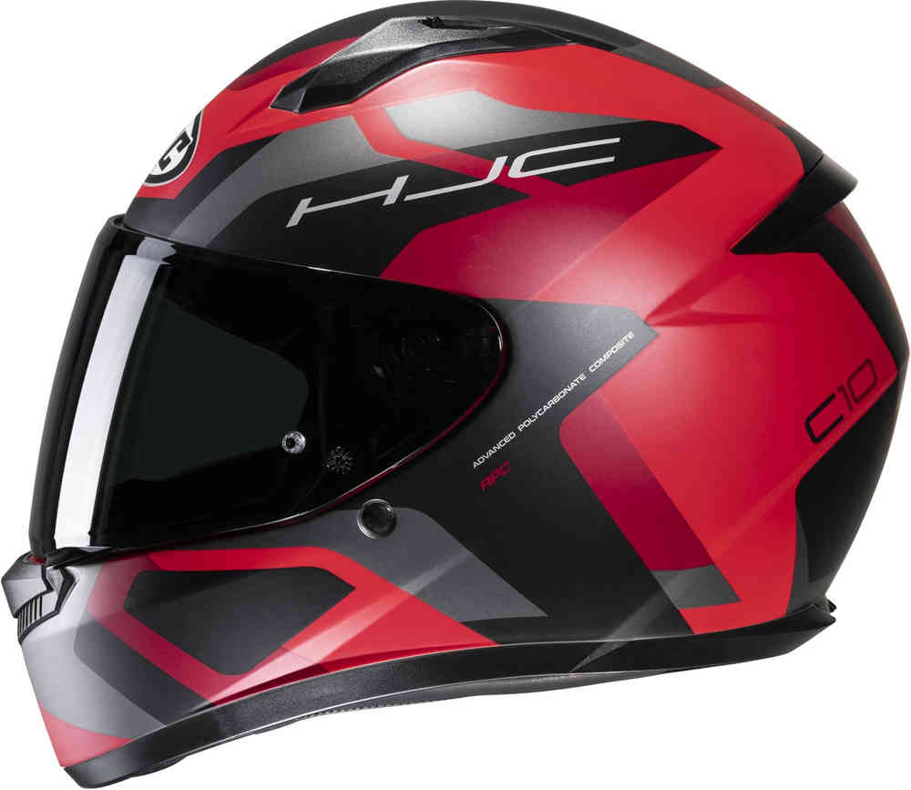 C10 Teens Helmet HJC, black red