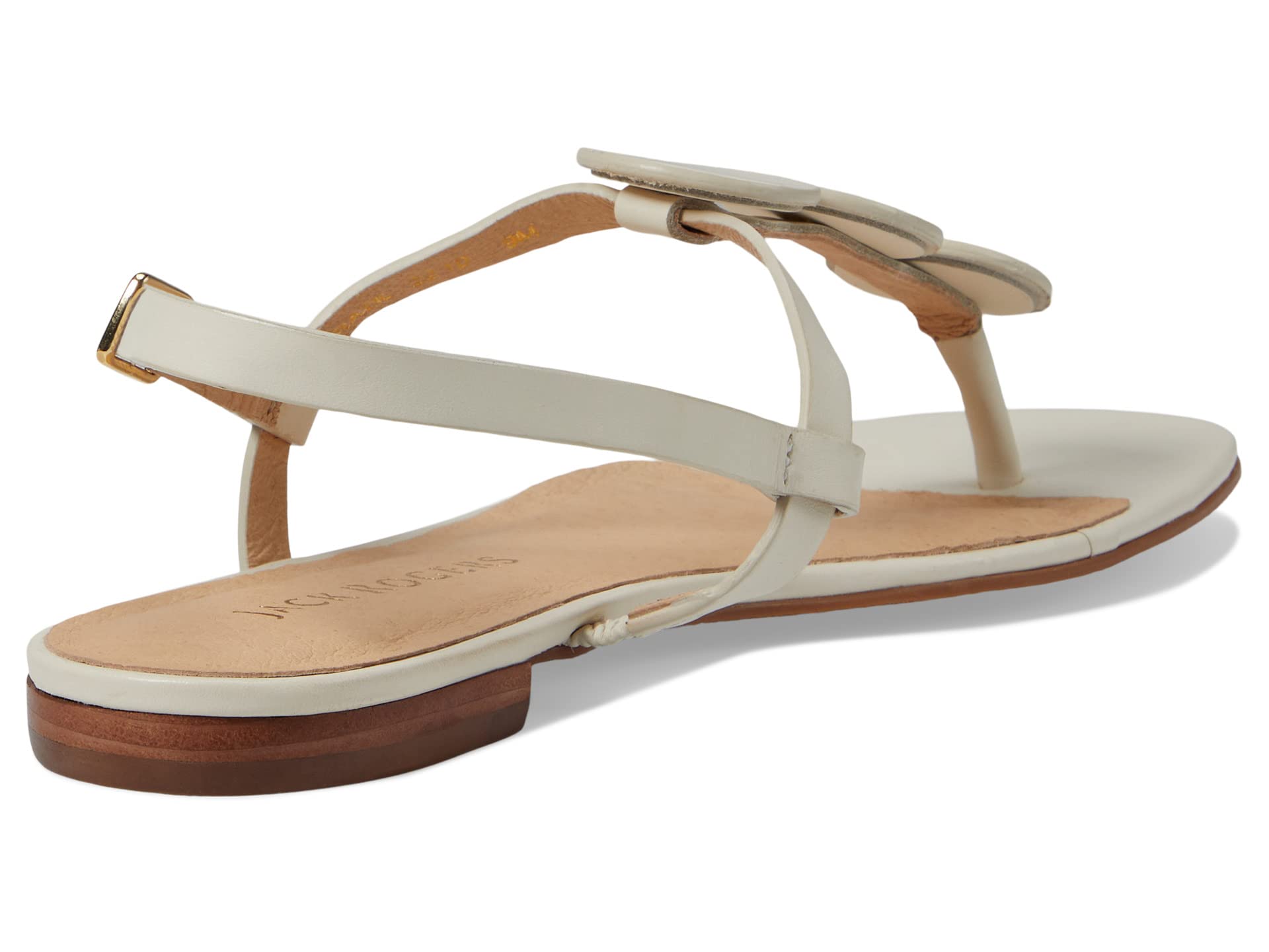 Jack Rogers Worth Flat Sandal, Ivory