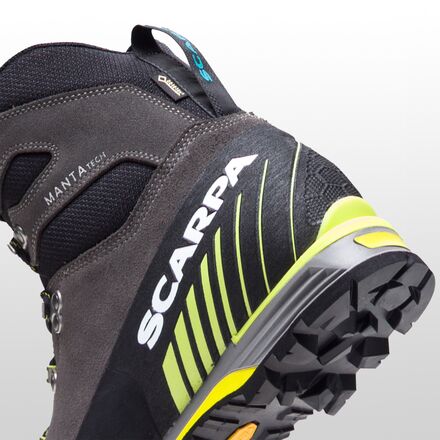 Climbing boots Manta Tech GTX men's Scarpa, color Shark/Lime