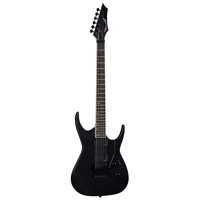 Electric guitar Dean Exile Select Floyd Fluence Guitar, Ebony Fretboard, Black Satin, EXILE F FL BKS