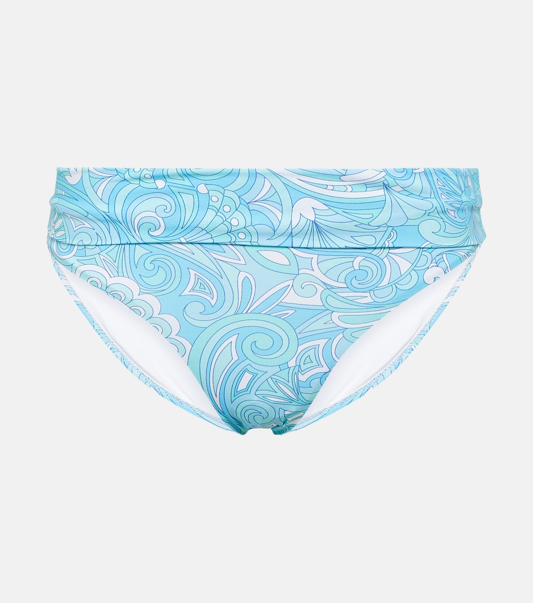 Melissa Odabash Brussels Print Bikini Bottoms, Blue