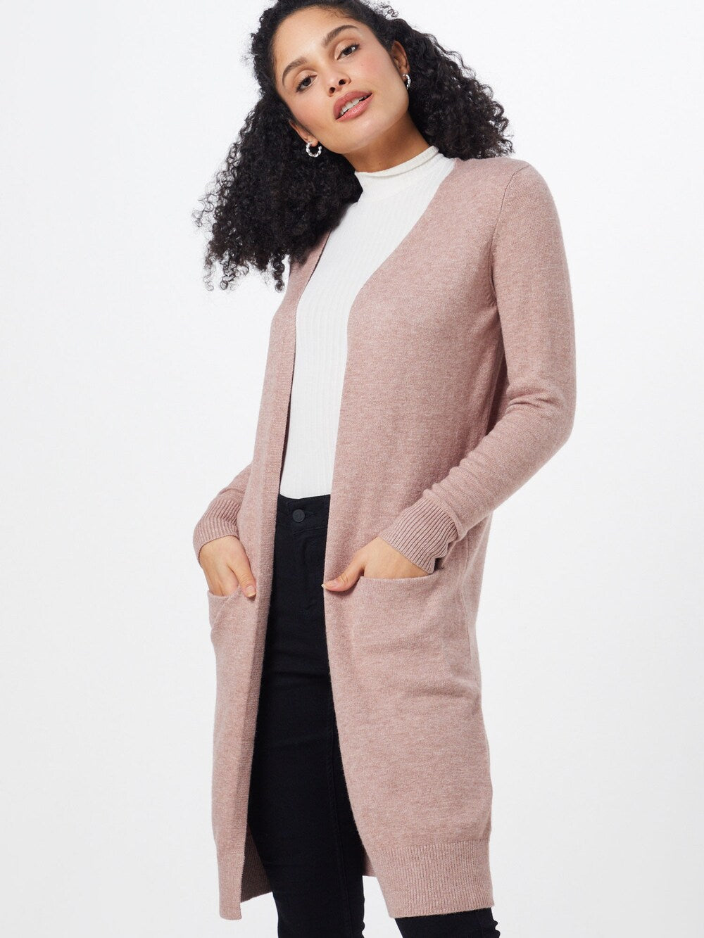 Knitted cardigan JDY MARCO, pink