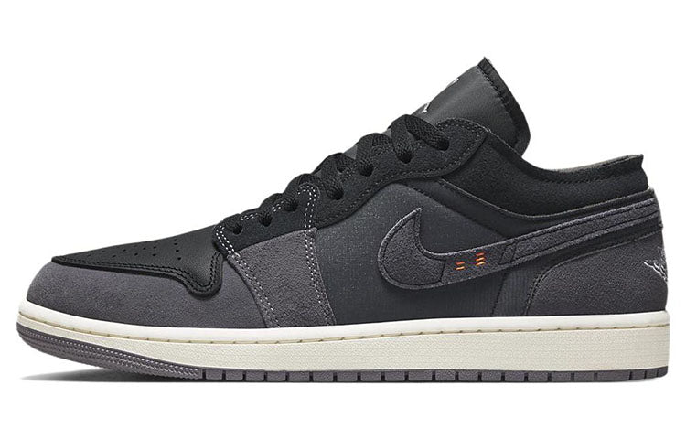 Jordan 1 Low Craft inside out, black