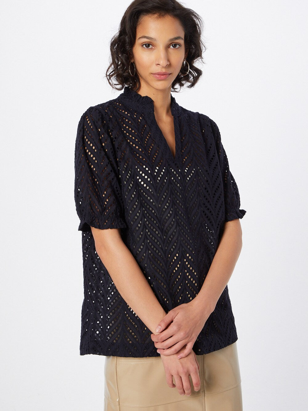 Blouse Saint Tropez Poline, dark blue