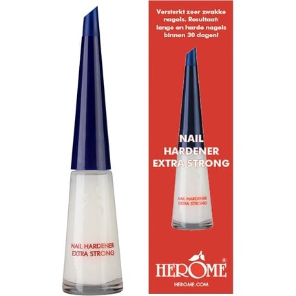 Nail hardener, extra strong, 10 ml treatment for the growth of weak and brittle nails, strengthening nail polish must-have nail repairs, Herome