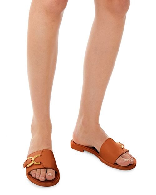 Marcie Chloe women's slides, Brown