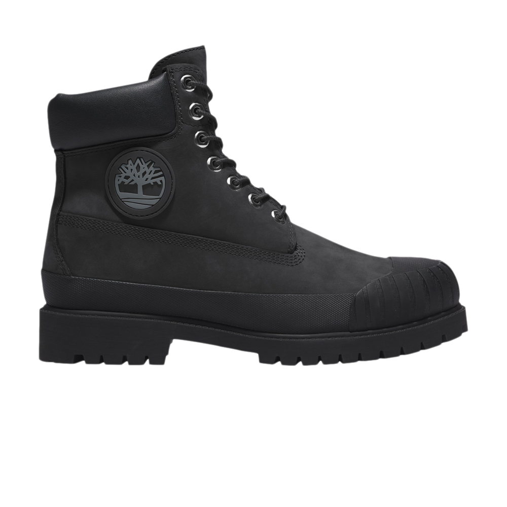 حذاء Timberland 6" Premium Rubber Toe Boots باللون الأسود