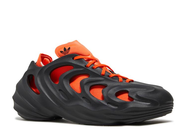 Adidas ADIFOM Q 'BLACK IMPERIAL ORANGE' sneakers, black