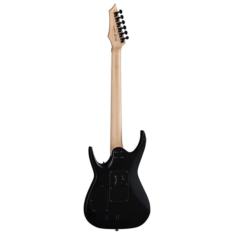 Electric guitar Dean Exile Select Floyd Fluence Guitar, Ebony Fretboard, Black Satin, EXILE F FL BKS