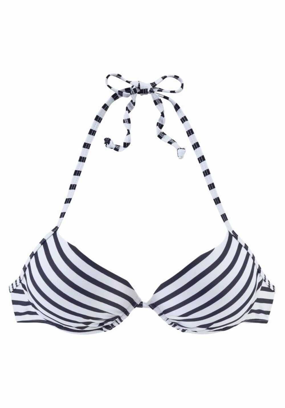 VENICE BEACH Summer push-up bikini top, dark blue