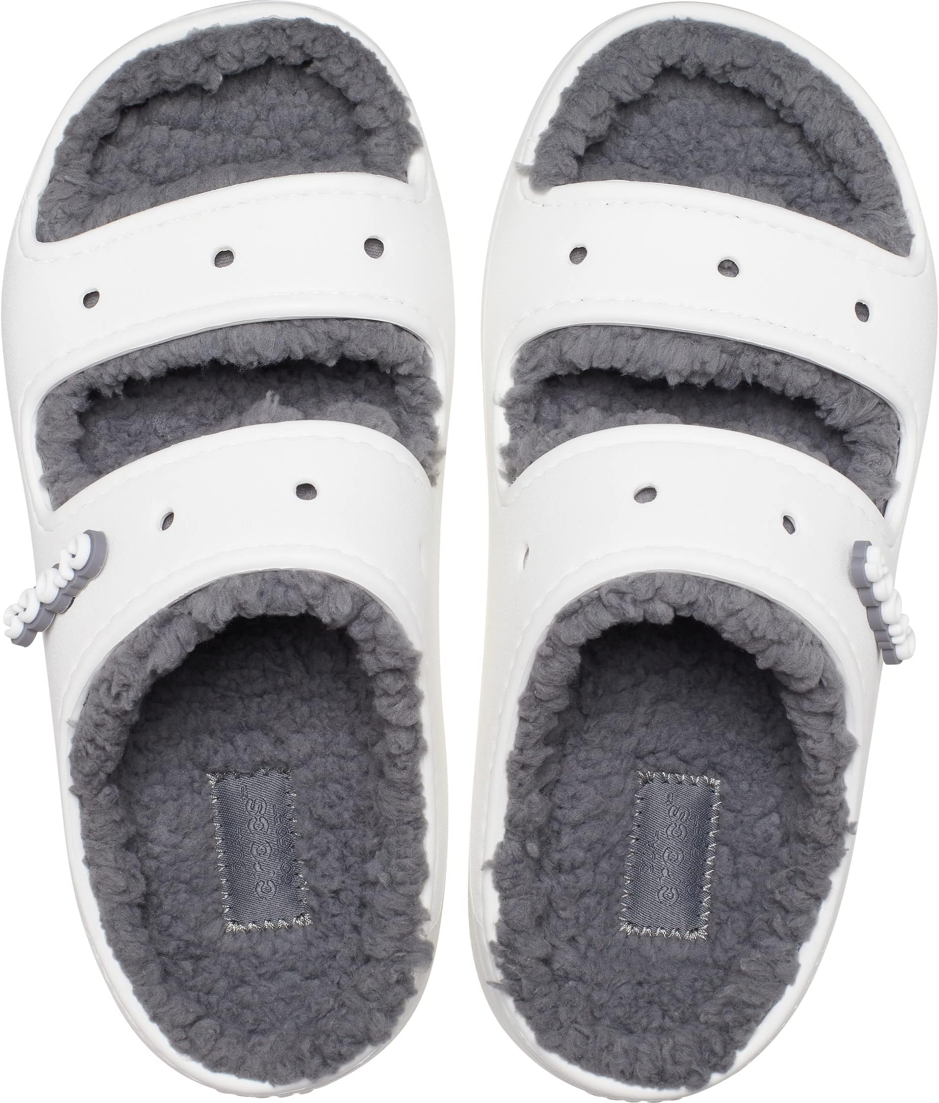 Classic Cozzzy Sandal Crocs Flat Sandals, White