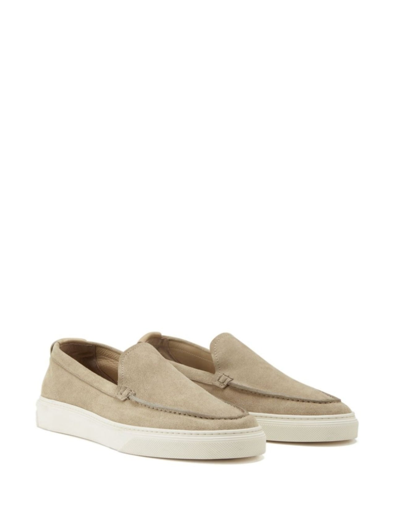 Woolrich Almond Toe Loafers Neutral