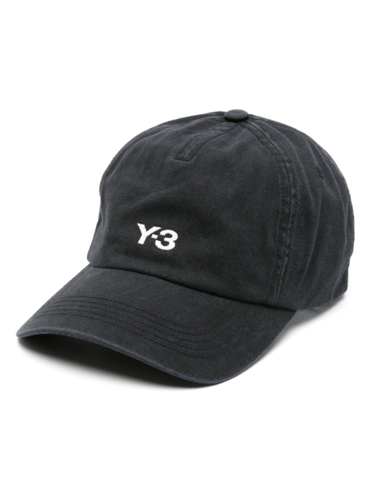 Y-3 baseball cap with embroidered logo, black