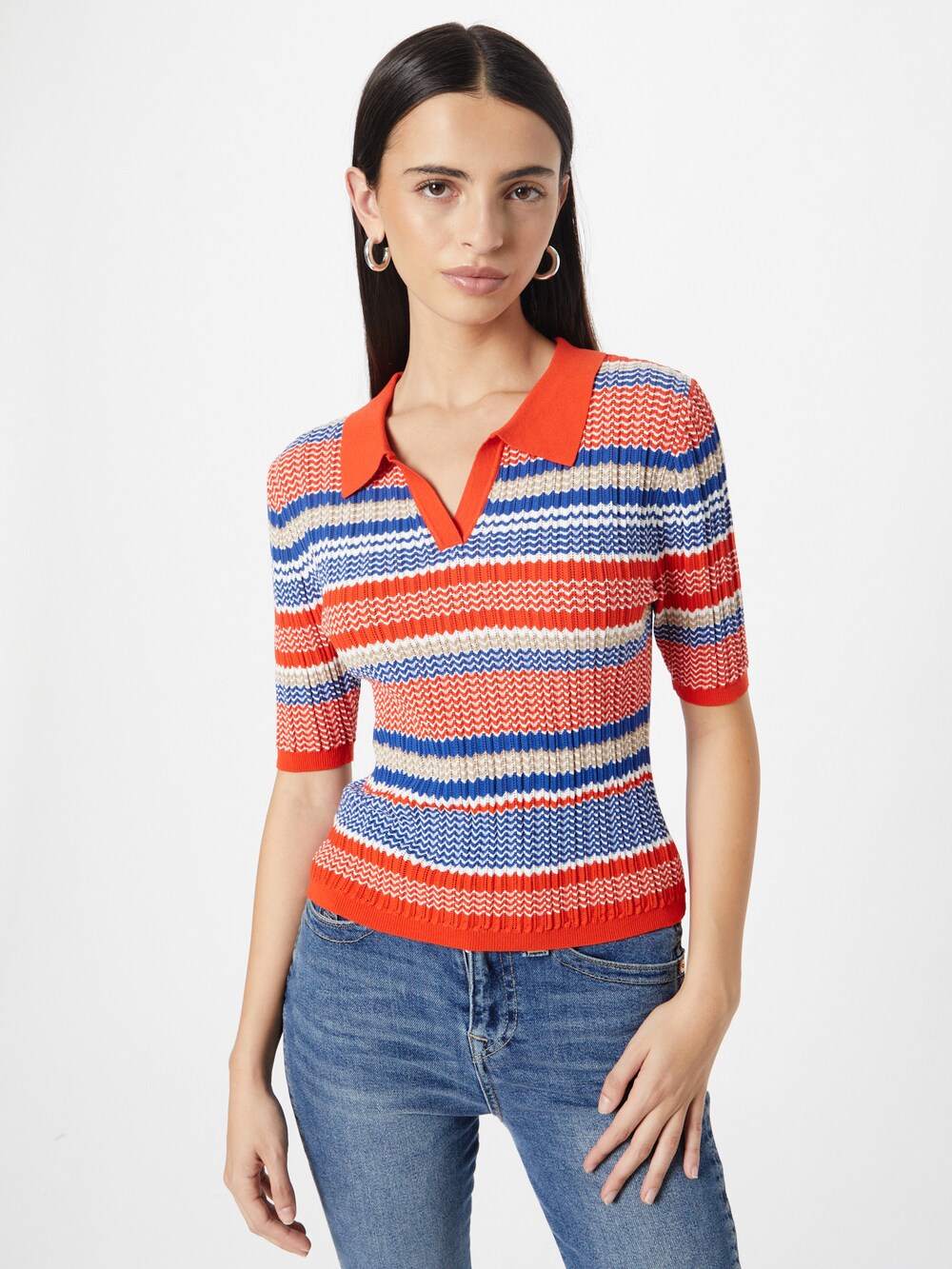 Sweater sliver, dark orange