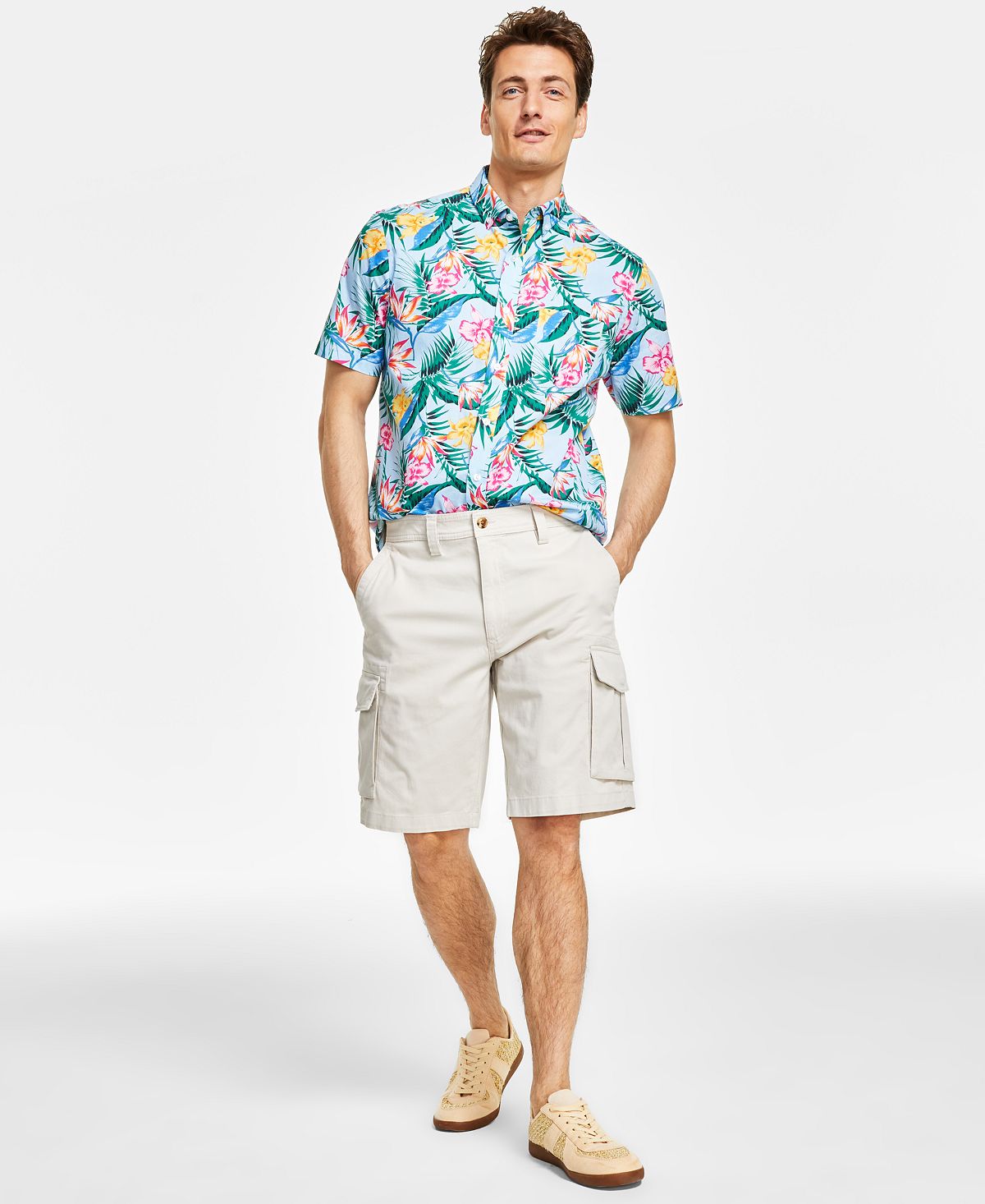 Men's stretch cargo shorts Club Room