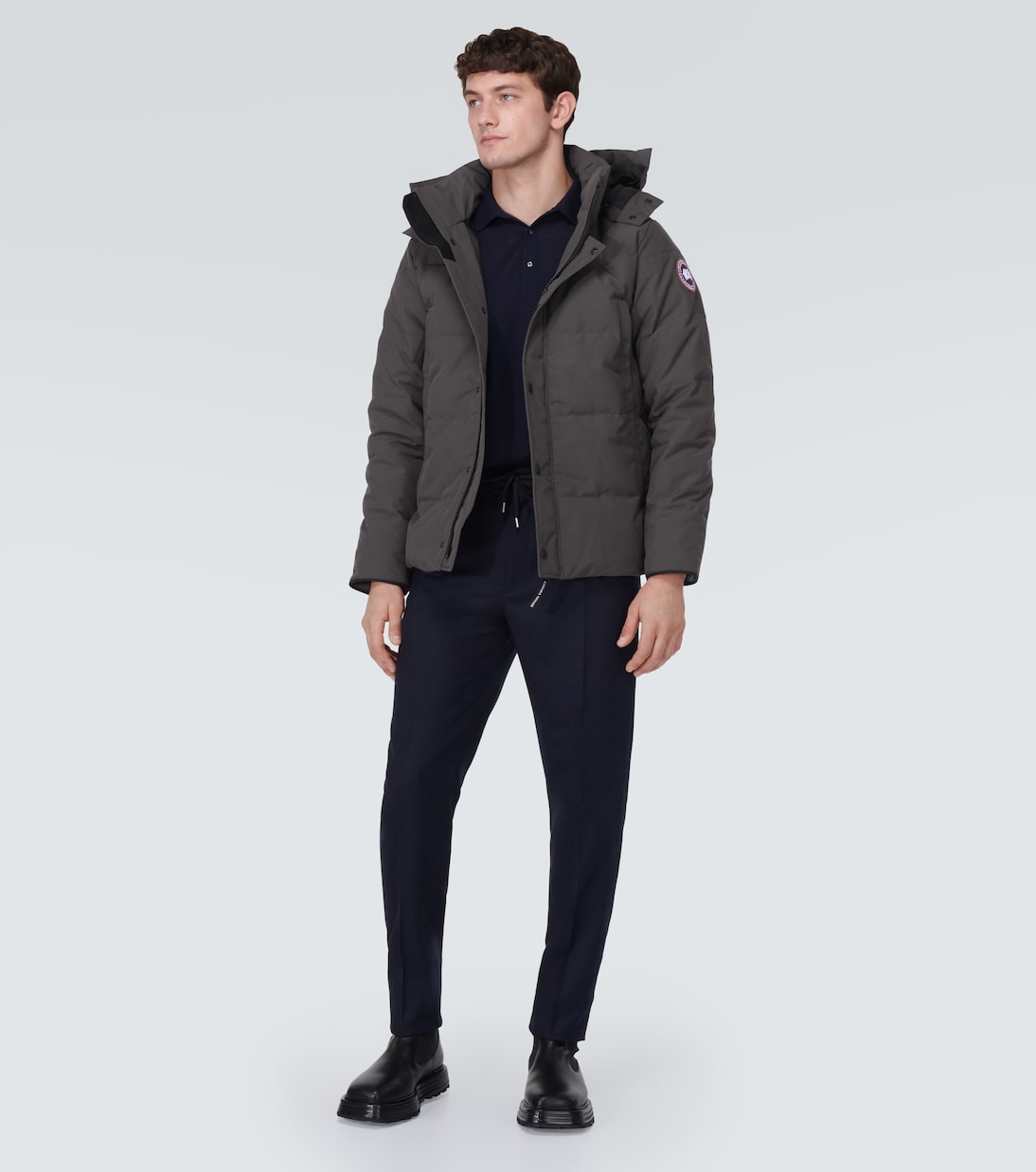 Wyndham Canada Goose down parka, gray