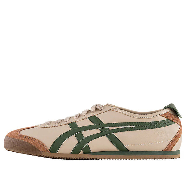 حذاء رياضي Onitsuka Tiger Mexico 66 باللون البني والأخضر