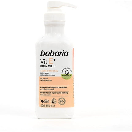 Body milk with vitamin E 500ml, Babaria